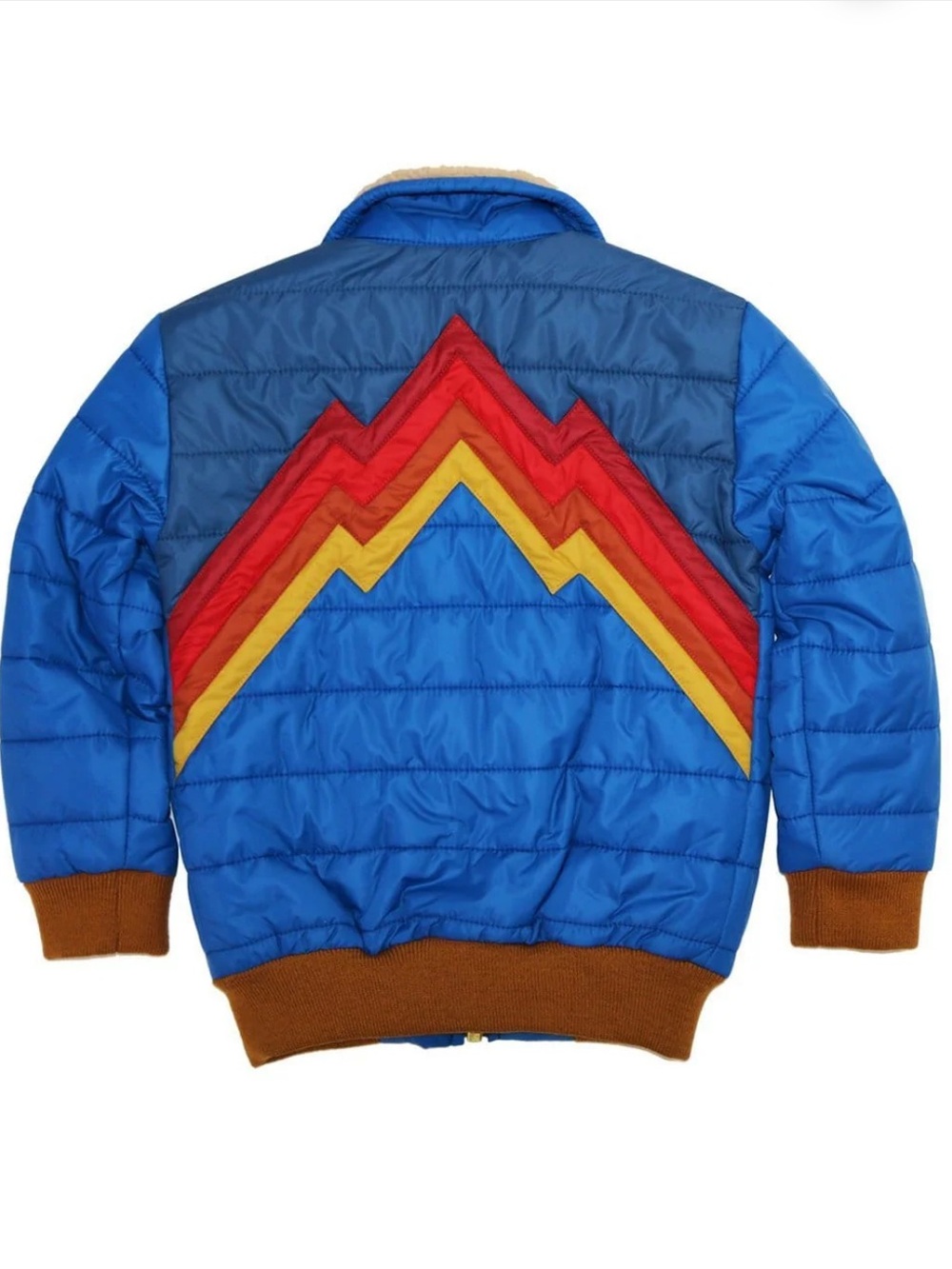 Aviator Nation Kids All Season Puffer Jacket Medium 8 Snorkel Blue